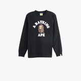 A BATHING APE - Men College Long Sleeve Tee