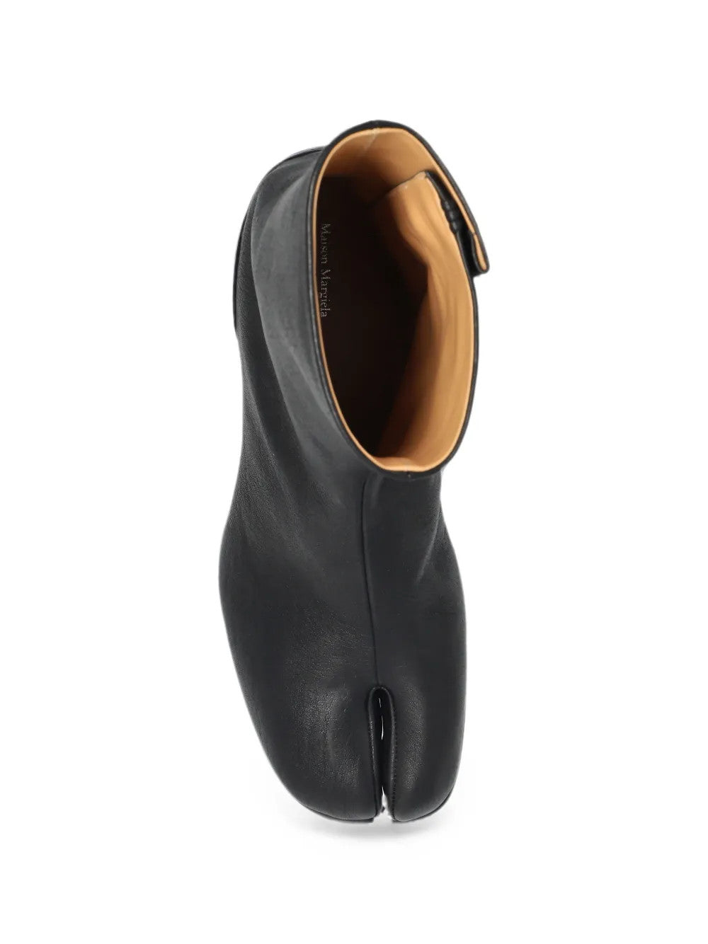 Black boots, front view