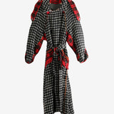 Black coat, front view