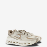 Tan shoes, front view