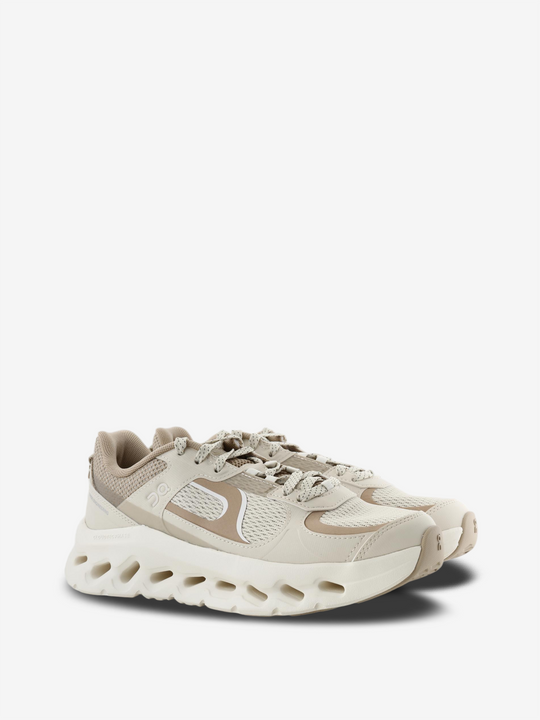 Tan shoes, front view