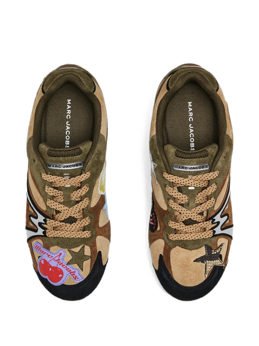 Brown shoes, front view