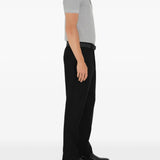 Grey top, full body view