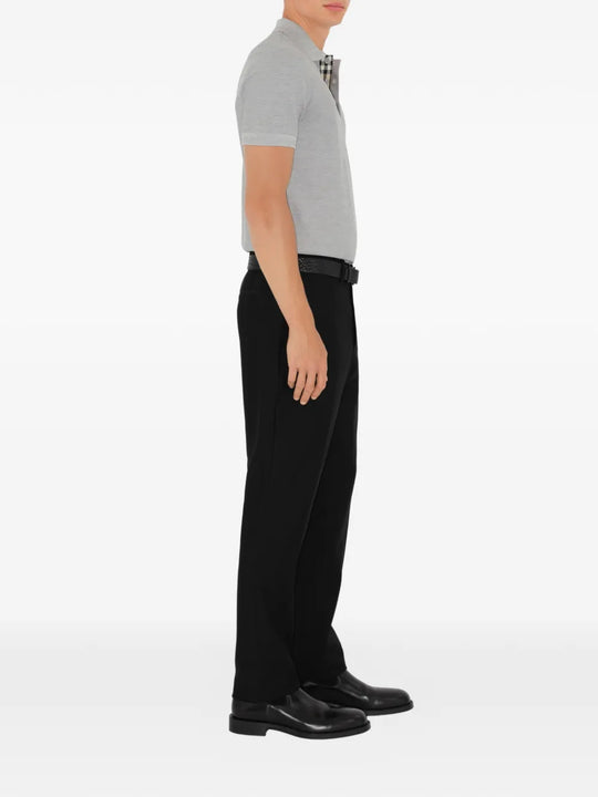 Grey top, full body view