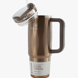 Brown product, front view