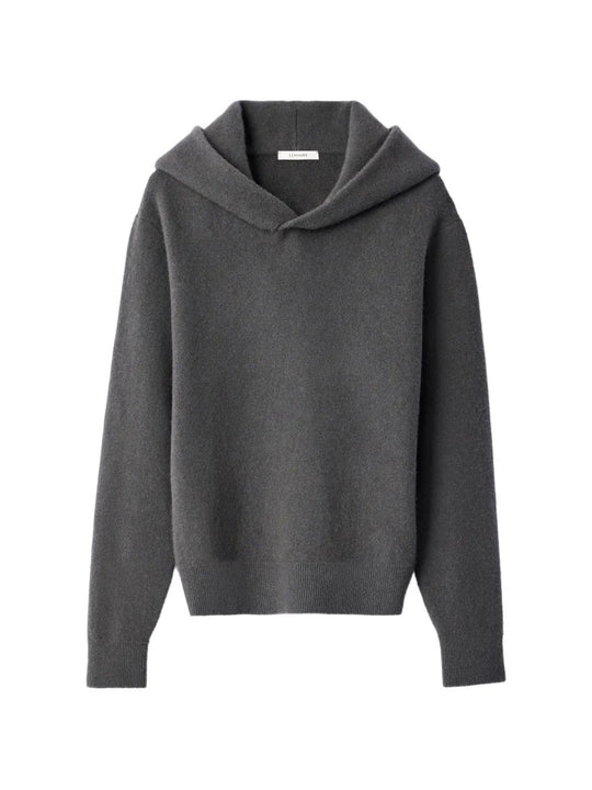 Grey knitwear, front view