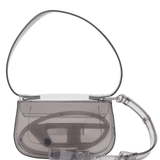 grey bag, front view