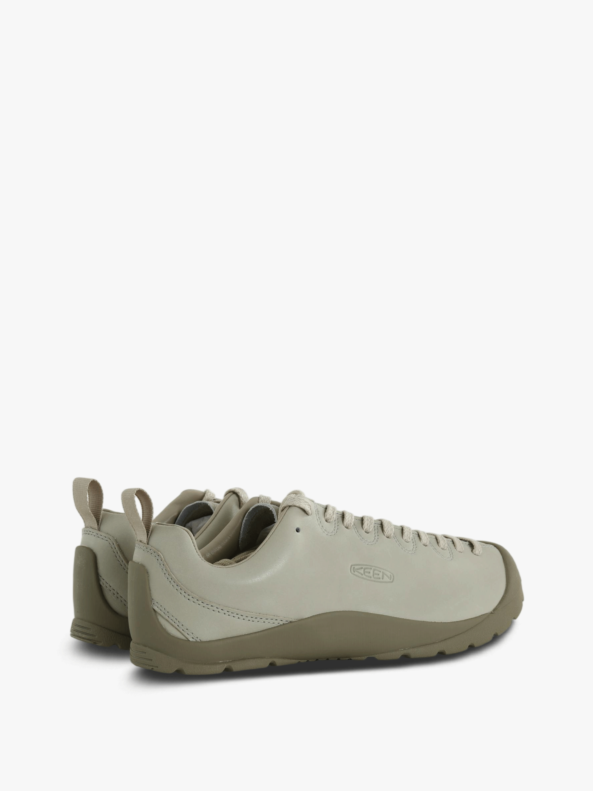 Tan shoes, front view