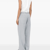 Grey  pants,full body view