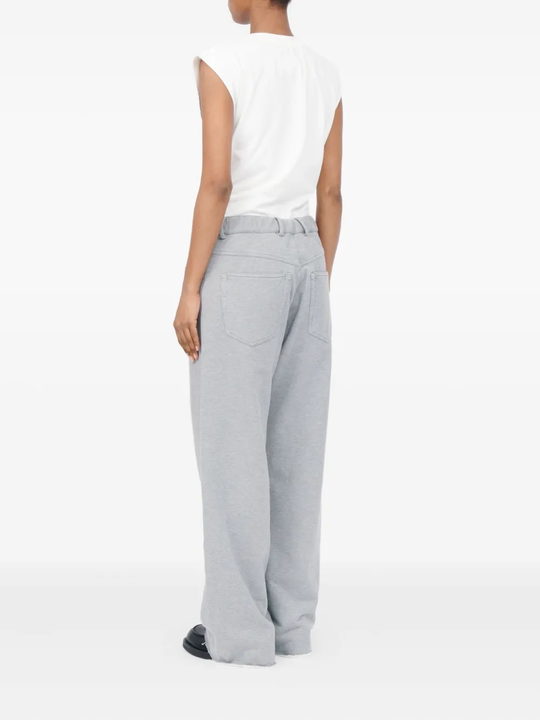 Grey  pants,full body view