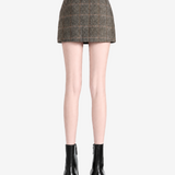 Brown dress, front view