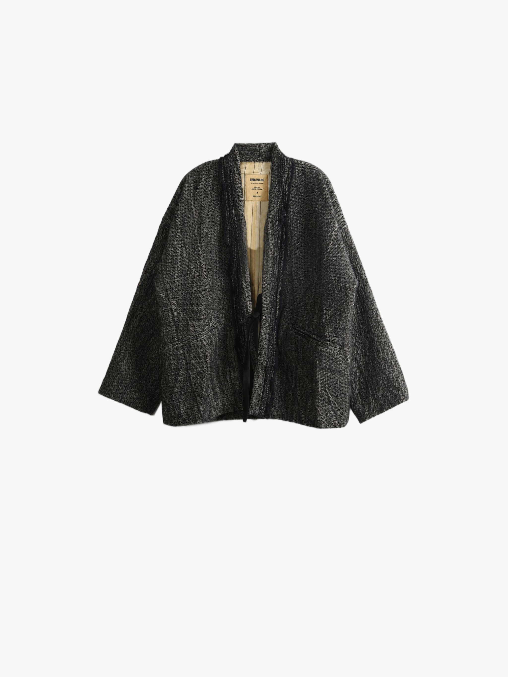 Grey jacket, front view