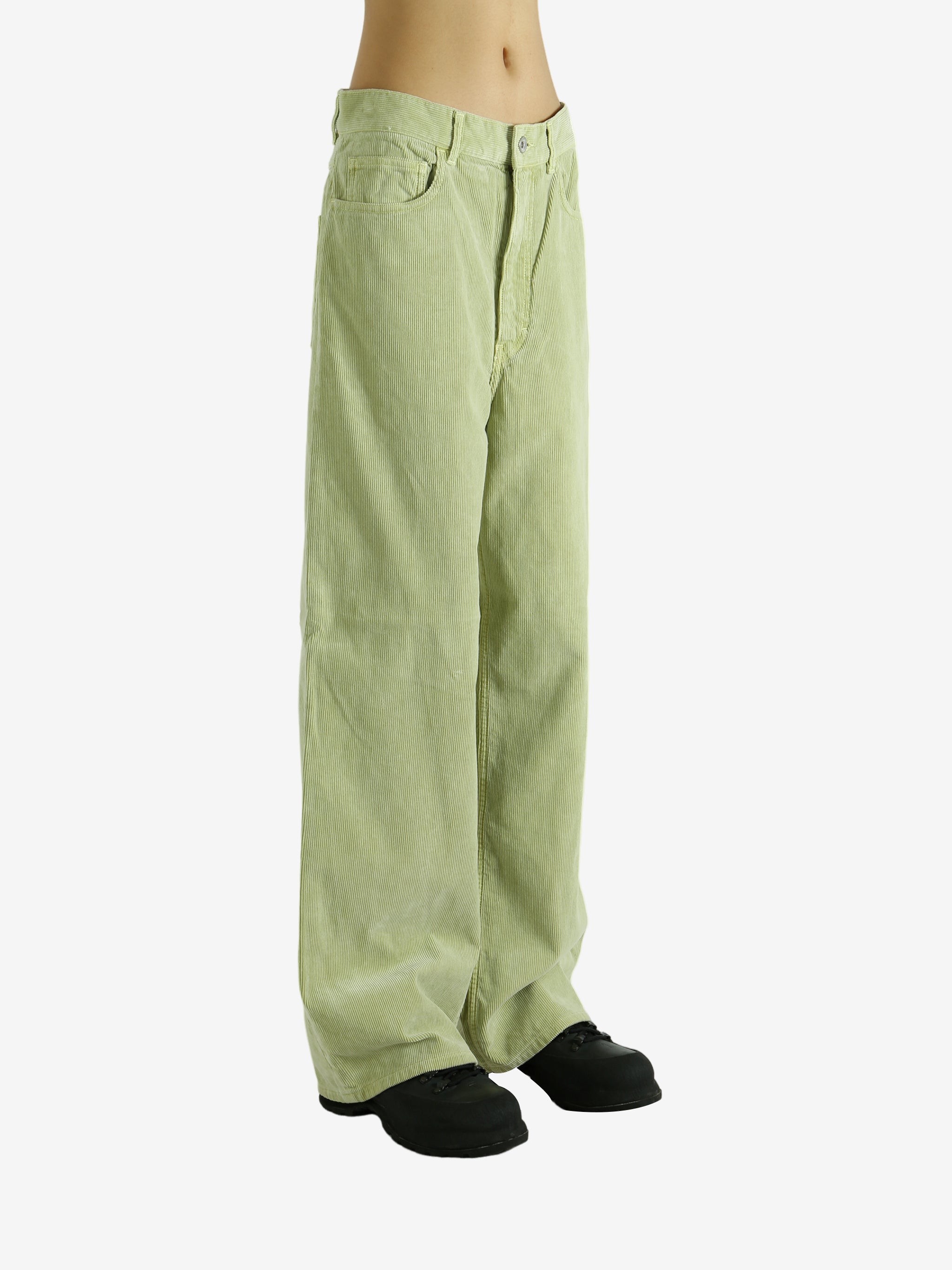 サイズ4 AURALEE PIGMENT DYED CORDUROY PANTS AURALEE - Men Pigment Dyed Finx Corduroy Wide 5P Pants