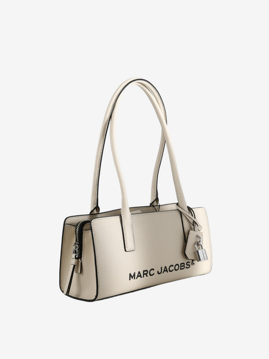 Tan bag, front view