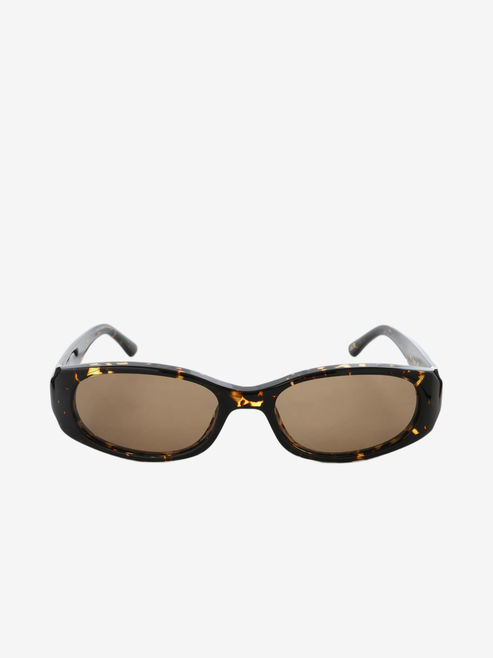 Brown eyewear, front view