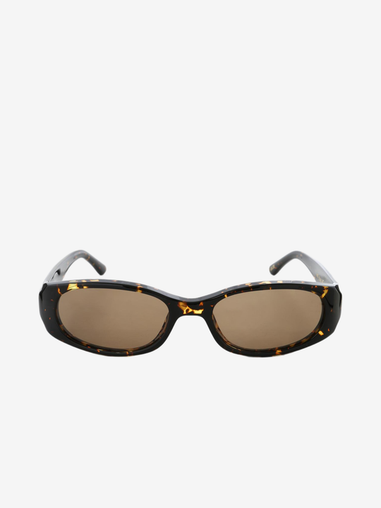 Brown eyewear, front view