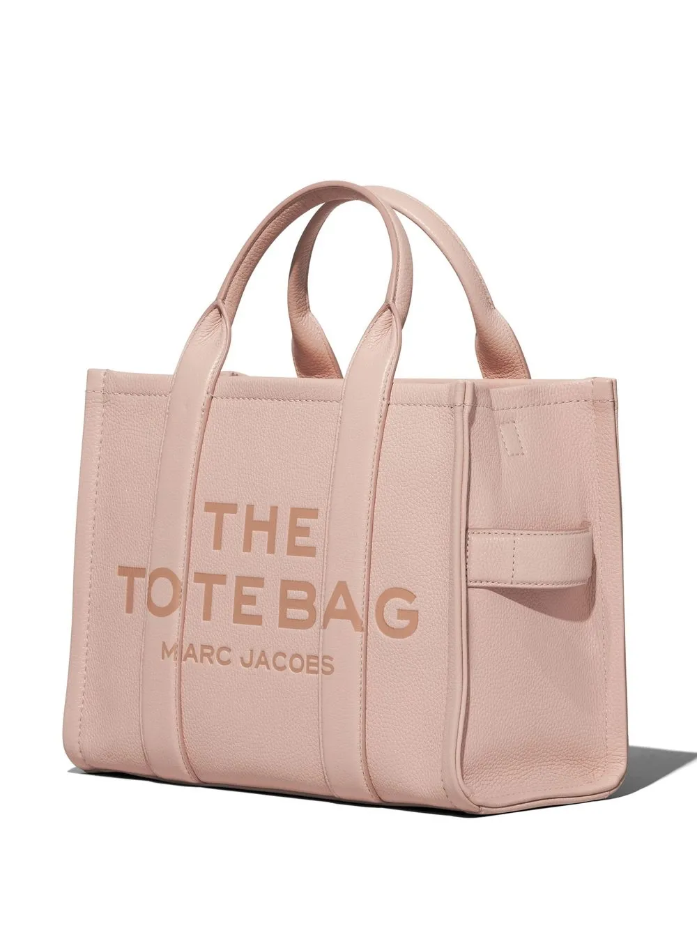 Pink bags, side view
