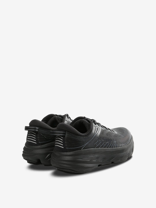 Black sneakers, back view