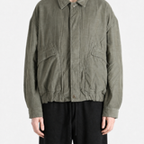 Green jacket, full body view