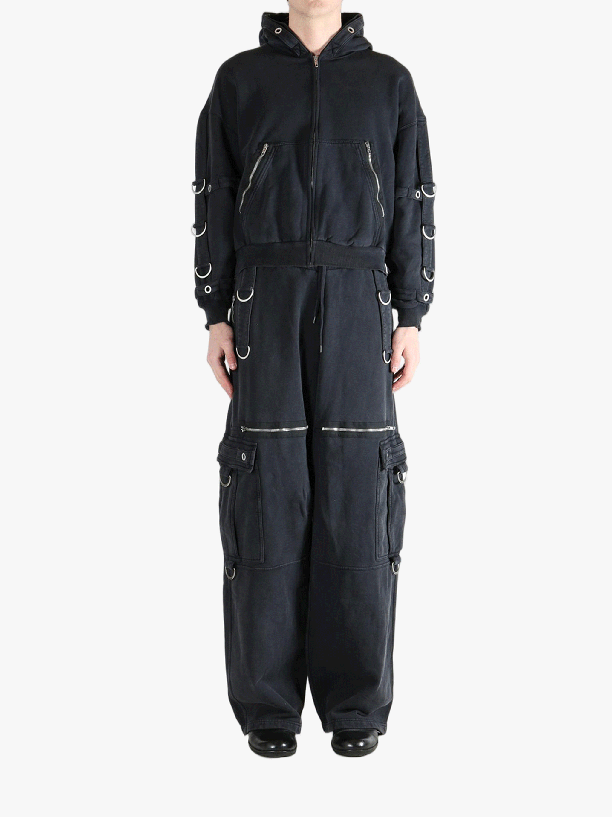 Black jacket, full body view