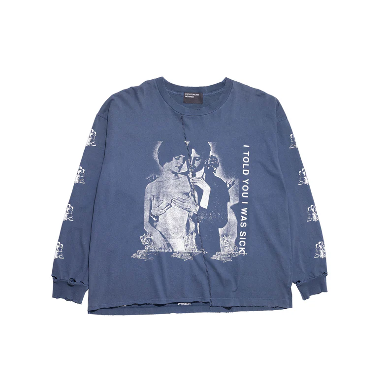 Navy t-shirt, front view