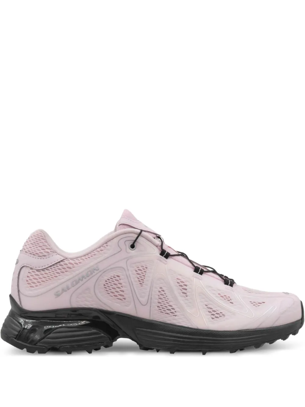 Pink sneakers, front view