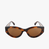 Brown eyewear, front view
