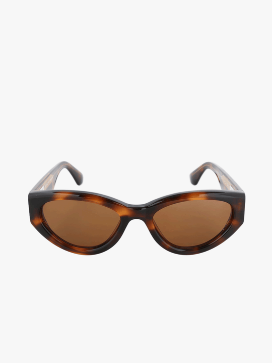 Brown eyewear, front view