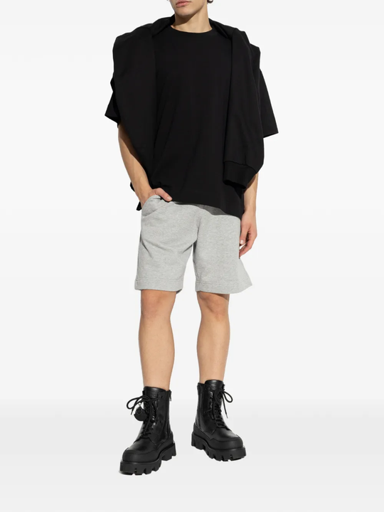black t-shirts ,full body view
