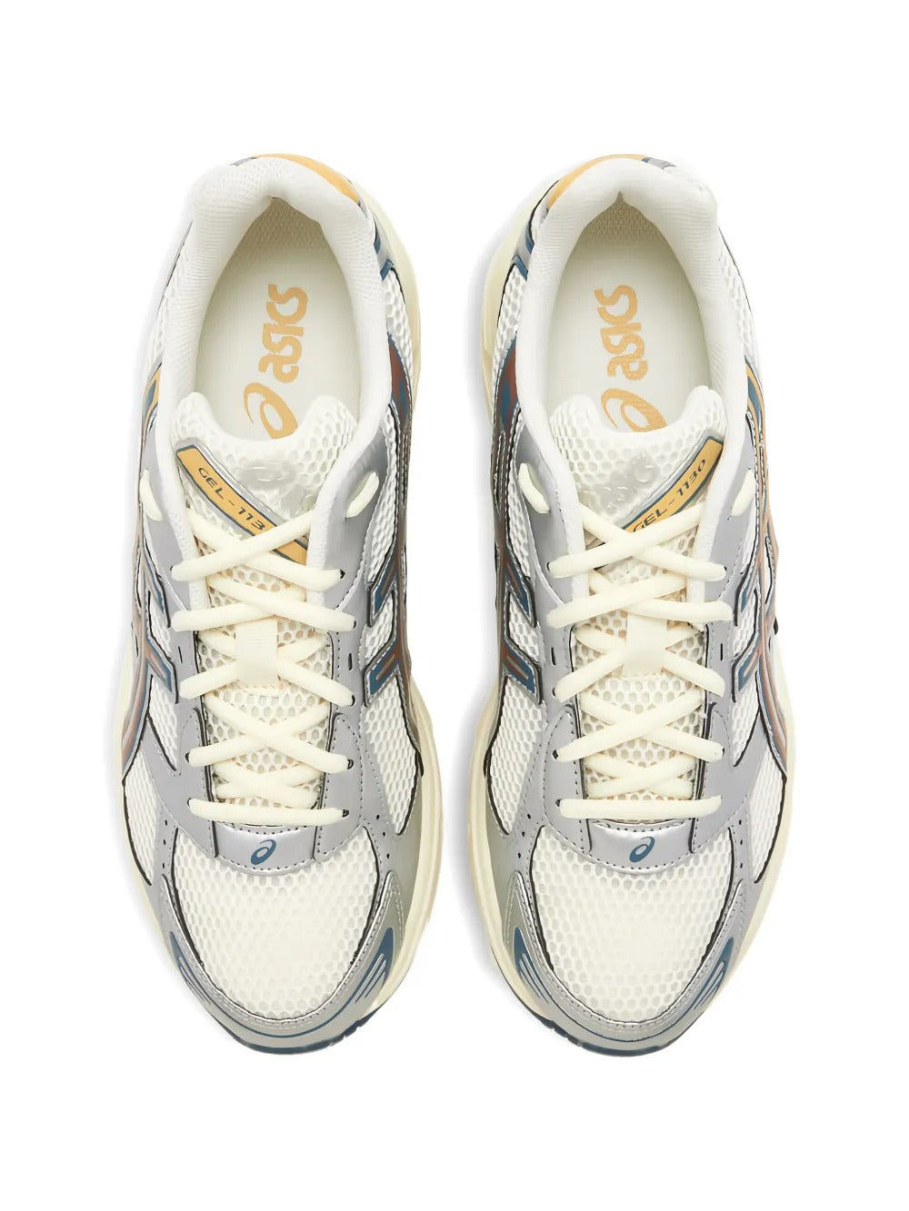 White sneakers, top view