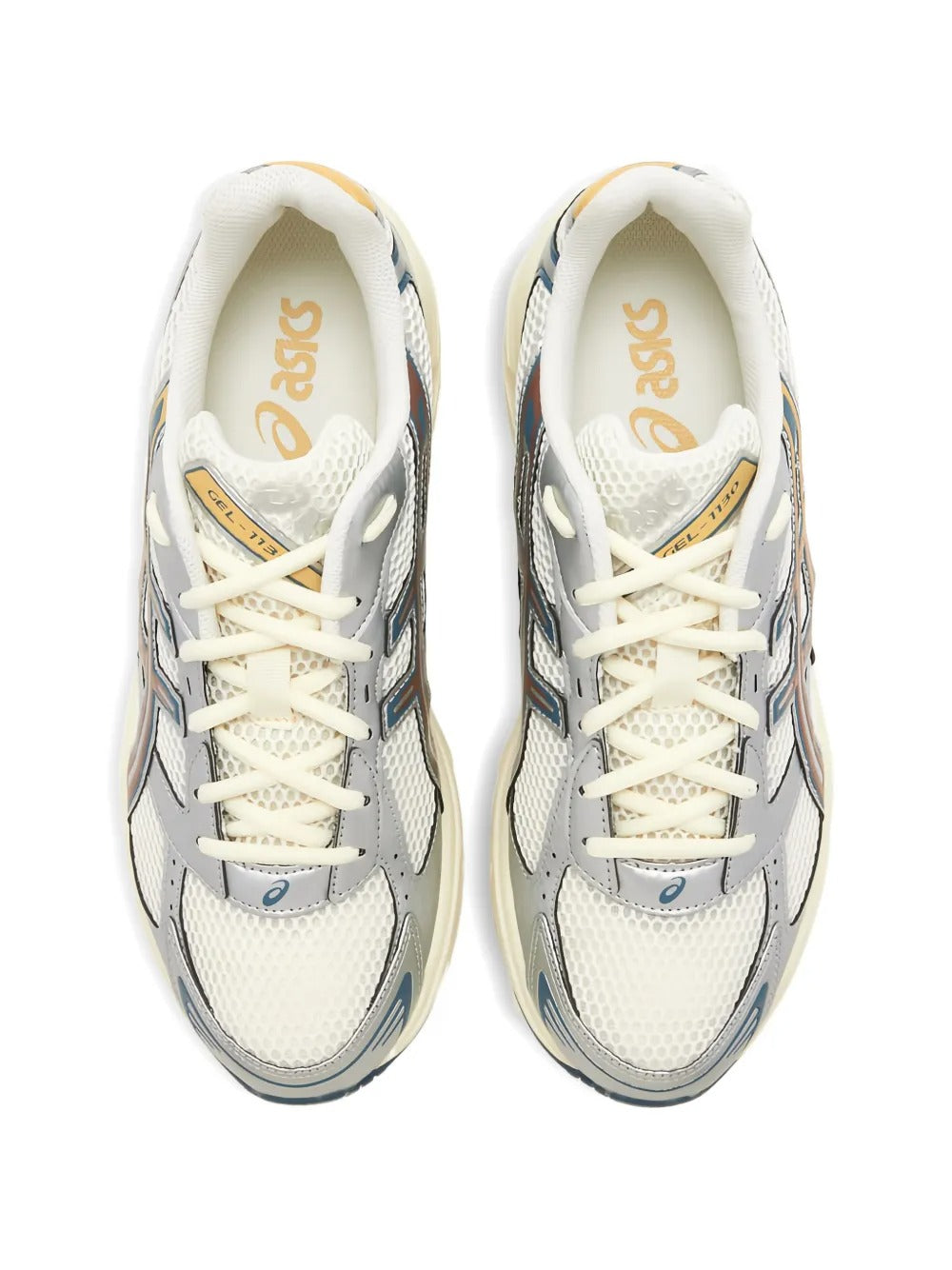 White sneakers, top view