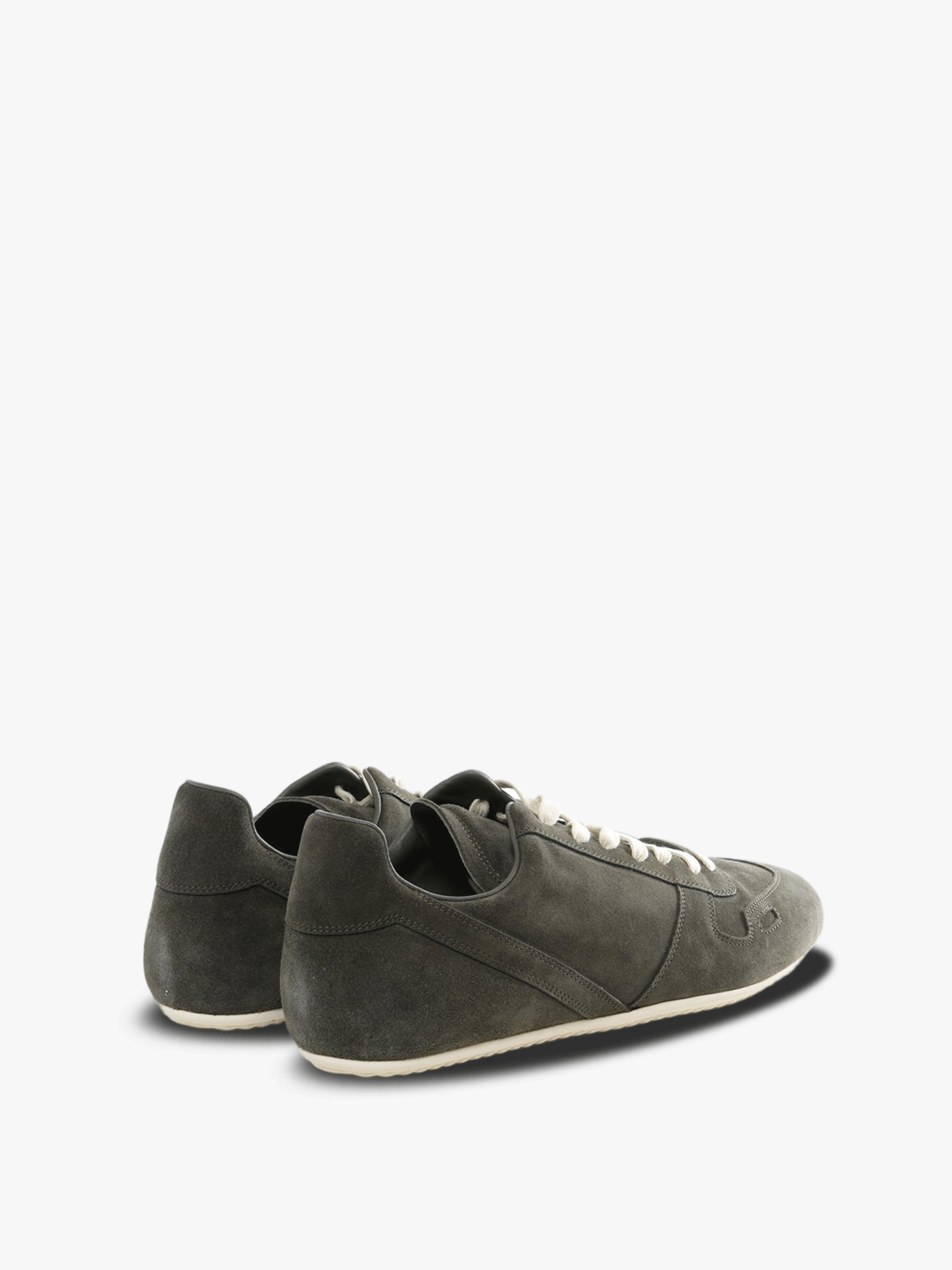 Dark gray sneakers,back view