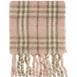 Pink scarf, front view