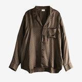 Brown shirt, front view