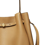 Close up of Tan bag, showing detail