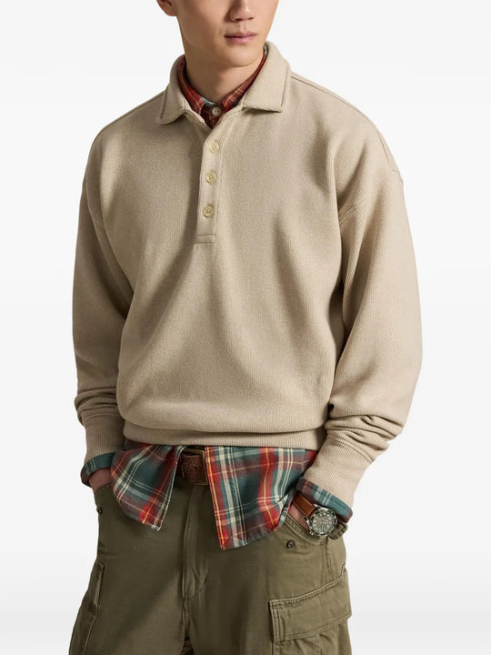 Tan top worn by a person, showing the top fit