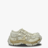 White sneaker, front view