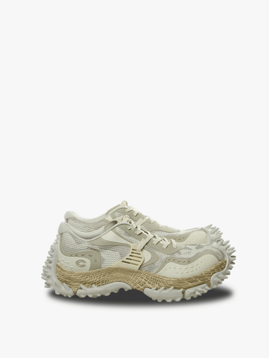 White sneaker, front view