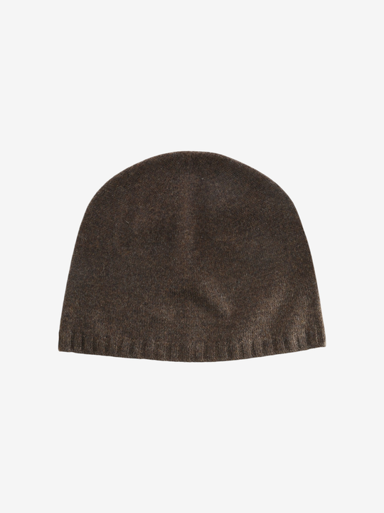 Brown hat, front view