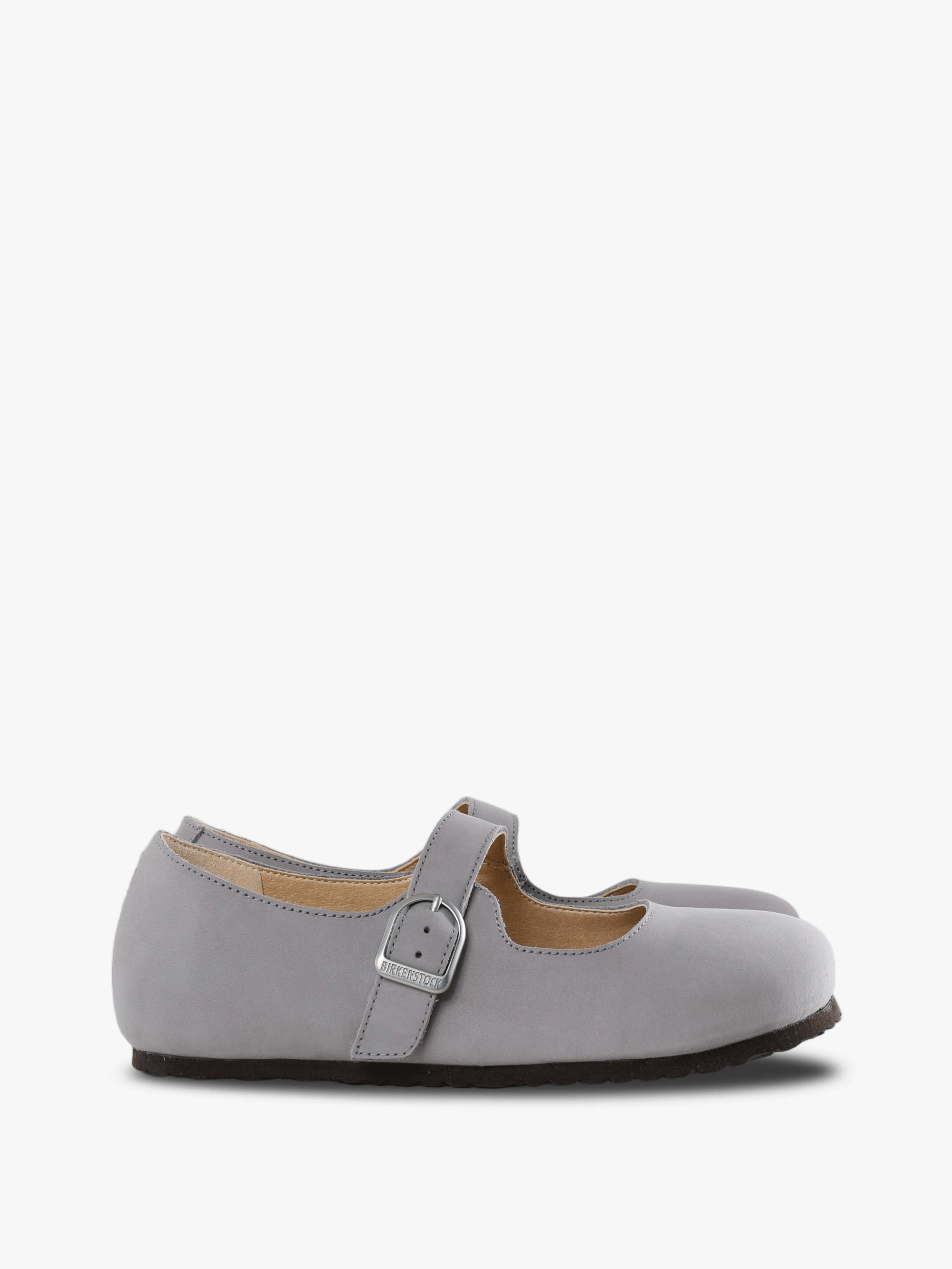 Grey shoes, side view