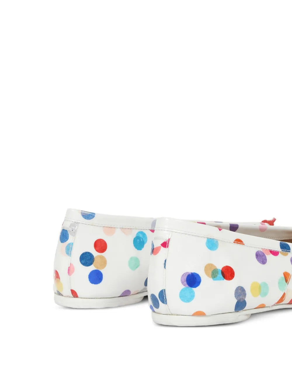 White shoes, side view