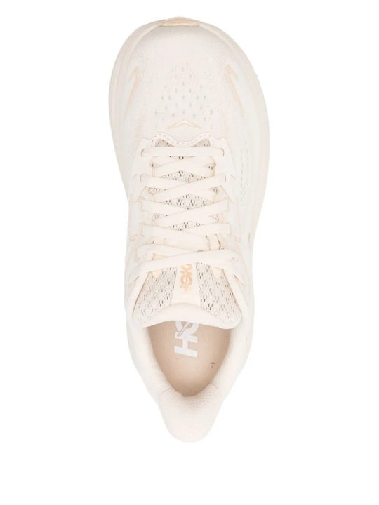 White sneakers, vertical view