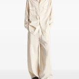 White shirts, full body view