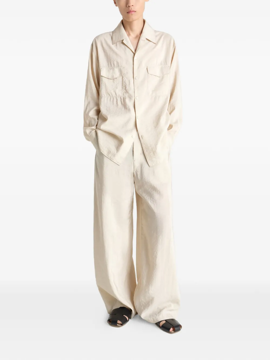 White shirts, full body view