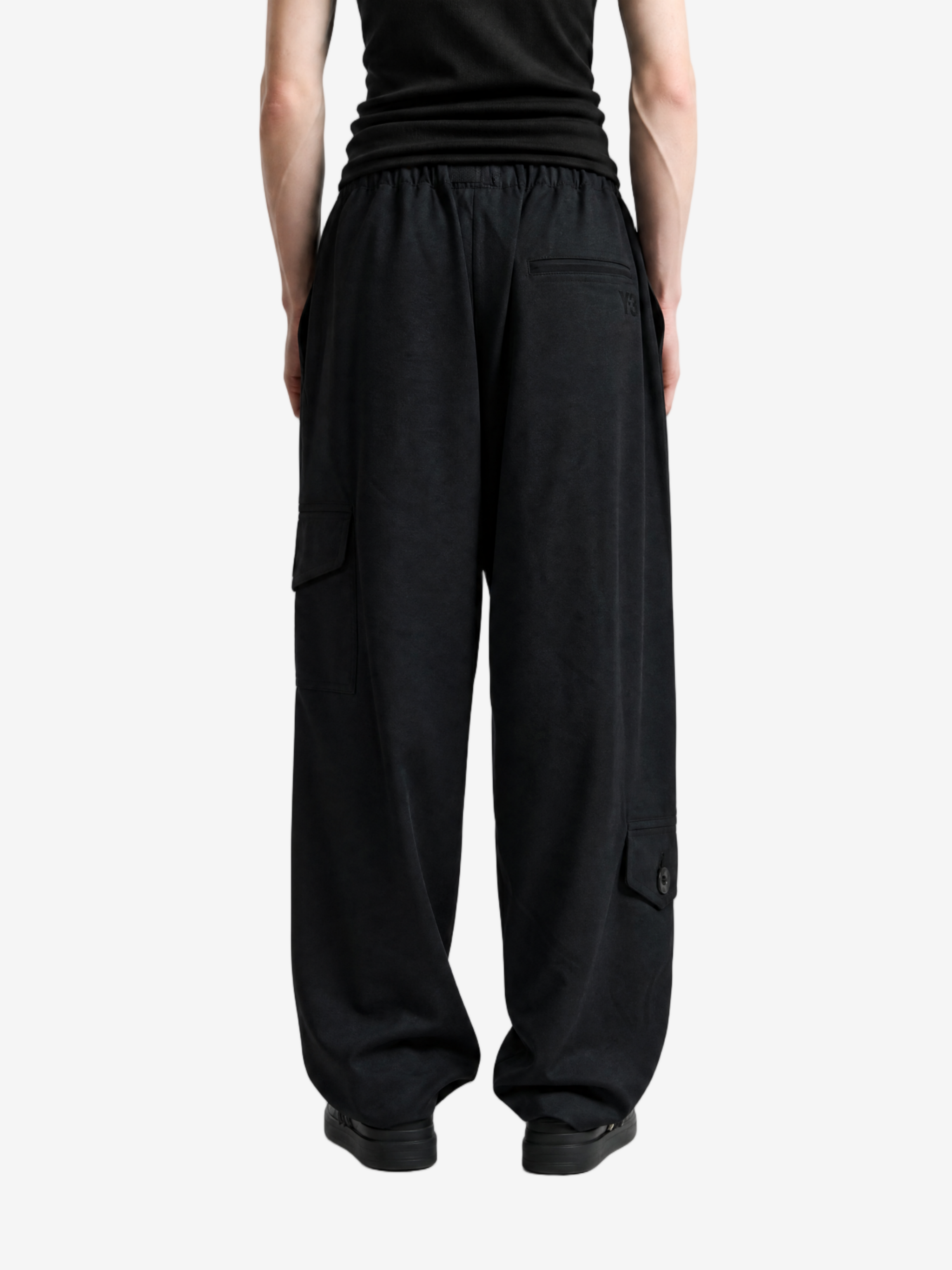 Black pants, full body view