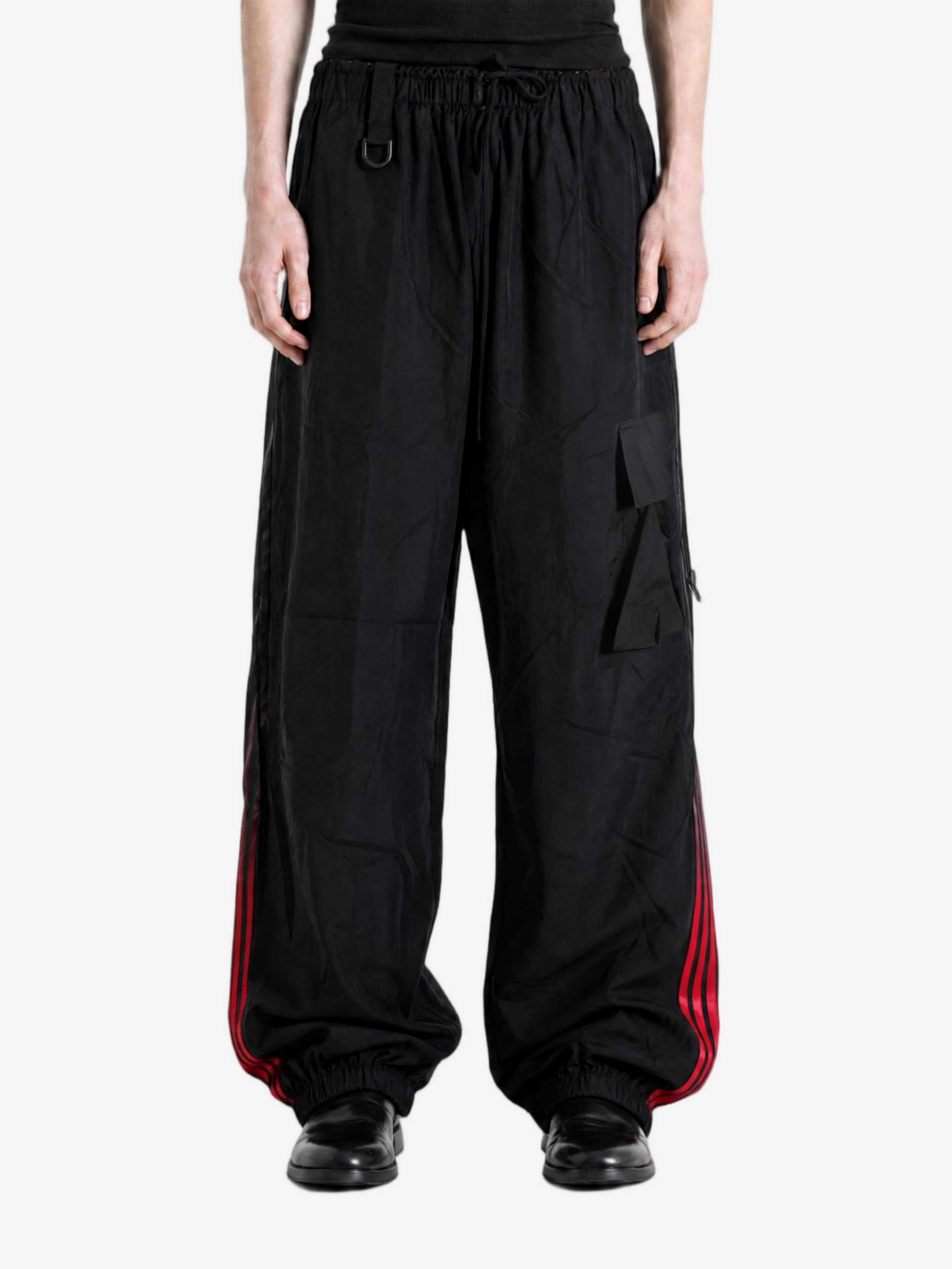 Black pants, full body view