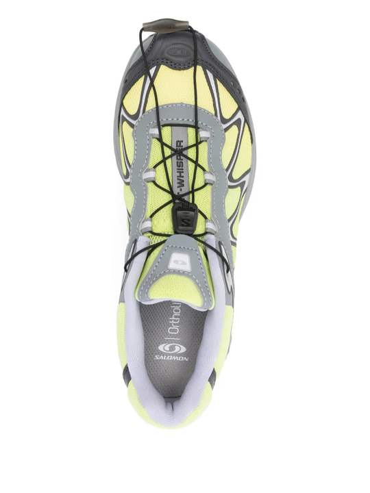 Green sneakers, top view