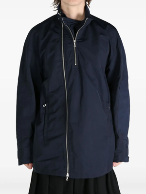 DRIES VAN NOTEN - Men Short Collar Double Zippered Jacket