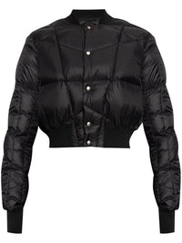 RICK OWENS - Men Bomber Piumino Cropped Flight Jacket