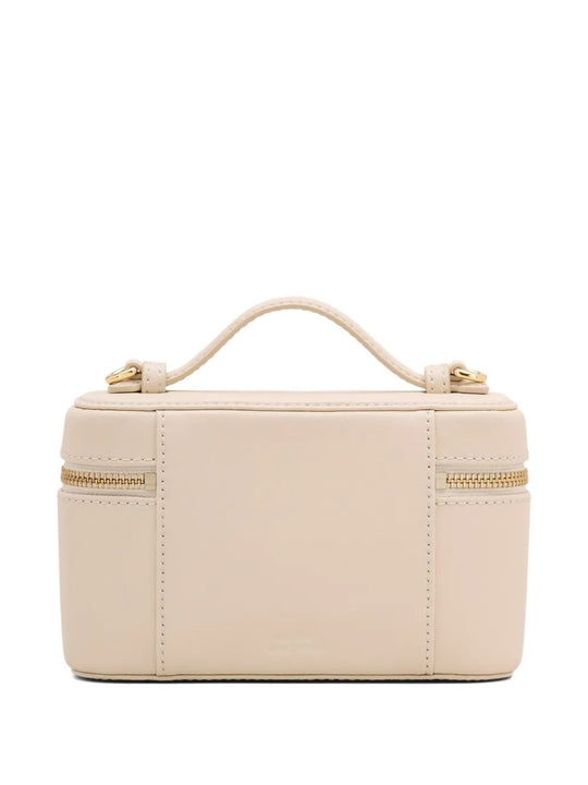 Tan bags, back view 